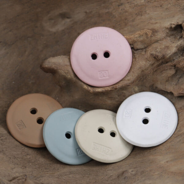 Two Hole Metal Buttons for Girly Pink Work Jackets 10pcs - Lots of Buttons