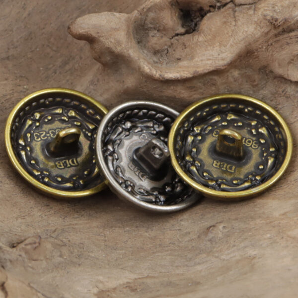 Vintage Ethnic Bronze Metal Buttons for DIY Knitted Bags 10pcs - Image 2