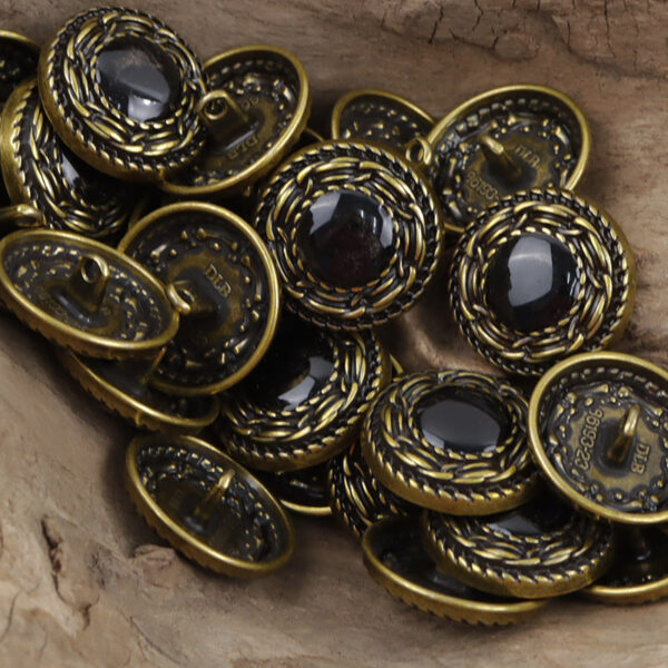 Vintage Ethnic Bronze Metal Buttons for DIY Knitted Bags 10pcs - Image 4