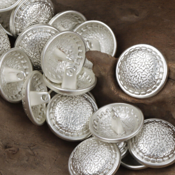 Snakeskin Pattern Gold Metal Buttons for Shoe Bag Decor 10pcs - Image 3