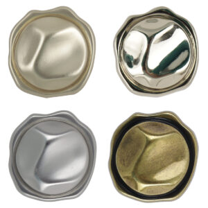 Irregular "Little Sun" Decorative Zinc Alloy Metal Shank Buttons 10pcs - Lots of Buttons
