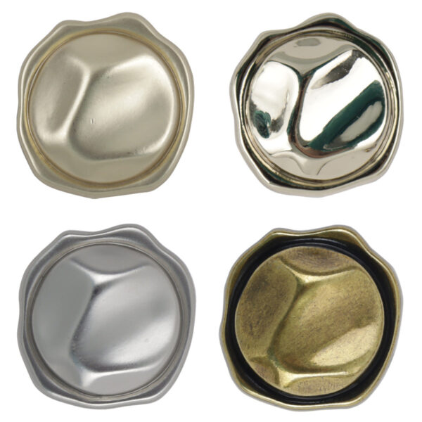 Irregular "Little Sun" Decorative Zinc Alloy Metal Shank Buttons 10pcs - Lots of Buttons