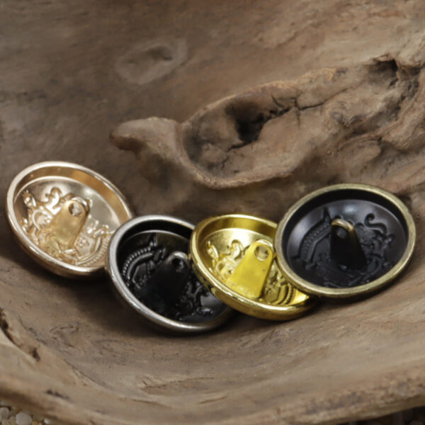 Preppy Zinc Alloy Metal Buttons for Party JK Uniforms 10pcs - Image 2
