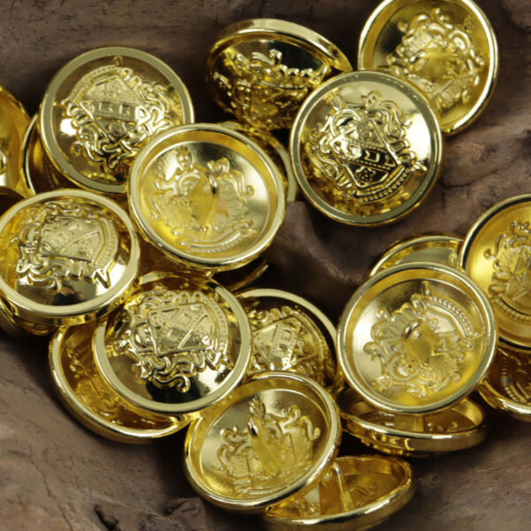 Preppy Zinc Alloy Metal Buttons for Party JK Uniforms 10pcs - Image 3