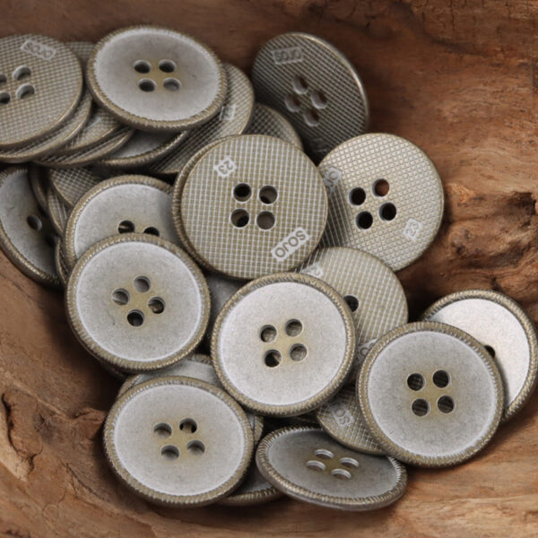 Vintage Silver Flat Metal Buttons for Knitted Hats Teddy Bear 10pcs - Image 6