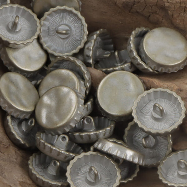 Gold and Silver Beer Bottle Cap Metal Buttons for Bracelet Decoration 10pcs - Image 6