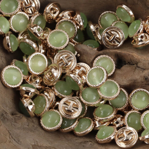 11.5mm Pearlescent Metal Buttons for Elegant Shirts 10pcs - Image 10