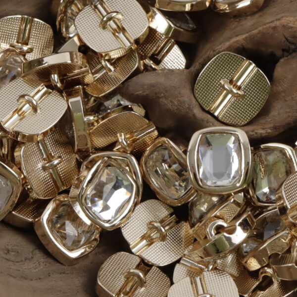 11.5mm Rhinestone Metal Shank Buttons for Chinese Qipao 10pcs - Image 5