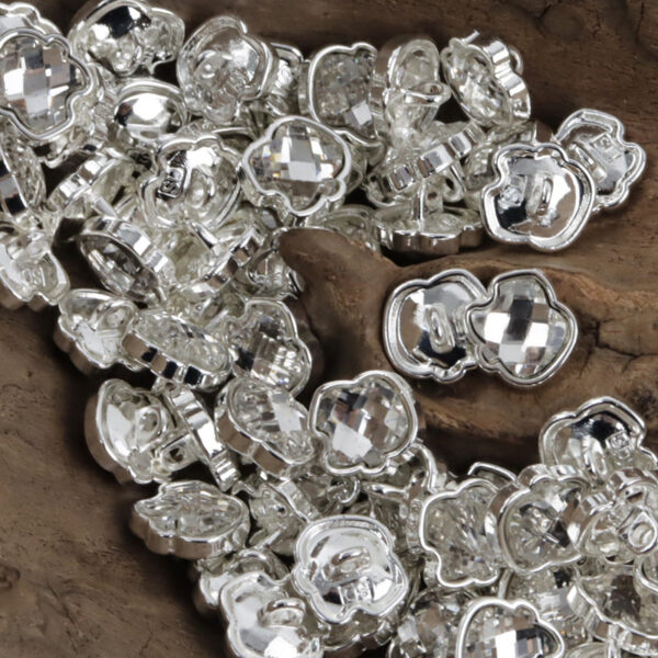 11.5mm Apple-Shaped Metal Button Inlaid Rhinestones for DIY Jewelry 10pcs - Image 13