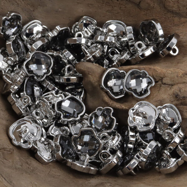 11.5mm Apple-Shaped Metal Button Inlaid Rhinestones for DIY Jewelry 10pcs - Image 14