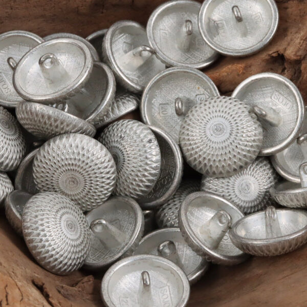 Vintage Geometric Mysterious Style Round Shank Metal Buttons,10pcs