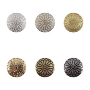 Lovely Sunflower School Style Metal Shank Buttons,10pcs 