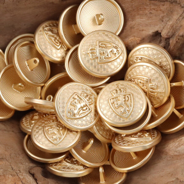 Lion Shield Crown Element Metal Buttons for College Style Suit 10pcs - Image 4