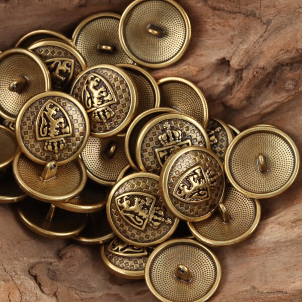 Lion Shield Crown Element Metal Buttons for College Style Suit 10pcs - Image 6