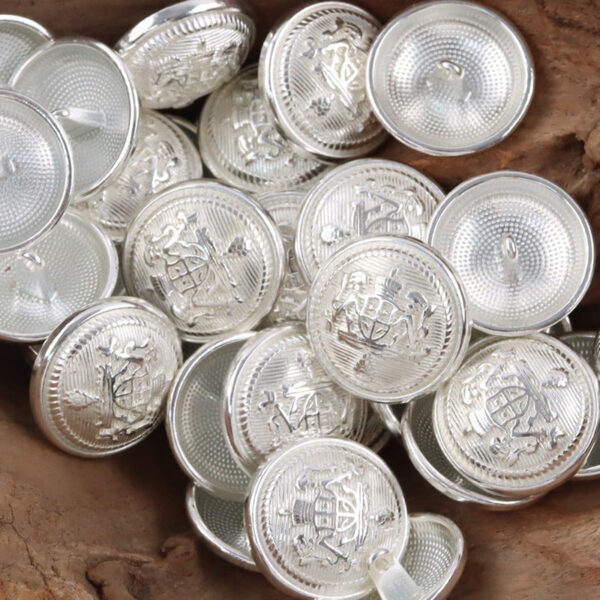 Crown Shield Metal Buttons for College Style School Uniform 10pcs - Image 5