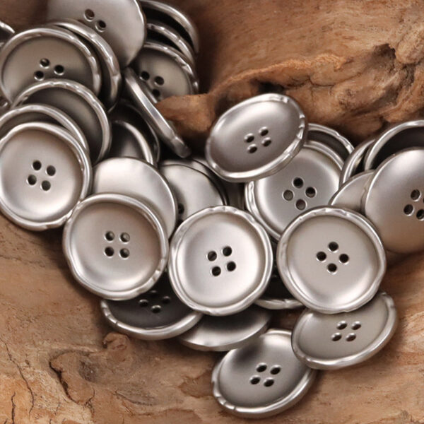 Golden Irregular Bowl-Shaped Metal Buttons for Coats and Suits - 10pcs - Image 4