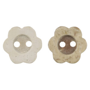 Cute Little Flower 2 Hole Natural Coconut Shell Buttons 50PCS 