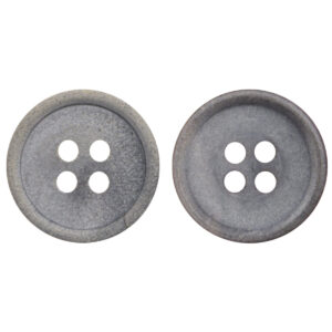 Frosted Purple-Red Real Horn Buttons for Winter Jackets 10pcs