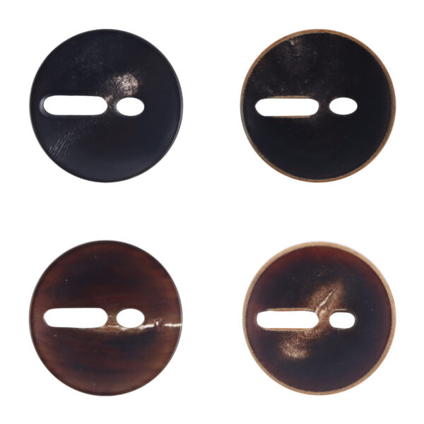 Exclamation Mark Coffee Cow Horn Buttons - Retro Chic,10pcs