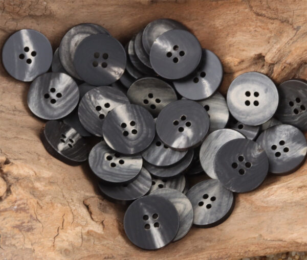 Traditional Chinese Ink Art Horn Buttons,10pcs