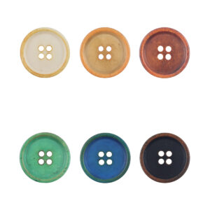 Vintage Round 4-Hole Natural Bone Buttons,10pcs 