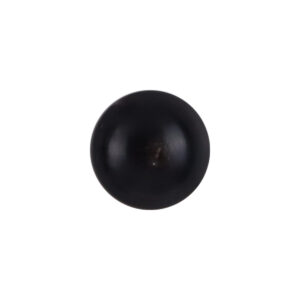 Mushroom-Head Black Horn Buttons for Chinese Qipao and Hanfu,10pcs 