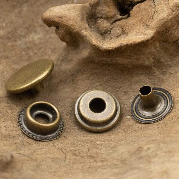 Brass Snap Stud Buttons for Denim Clothe,20pcs