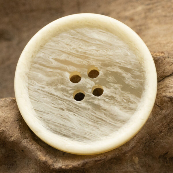 15-30mm Beveled Wood Grain Resin Buttons Yellow, Black and Khaki 60 Pack - Image 6