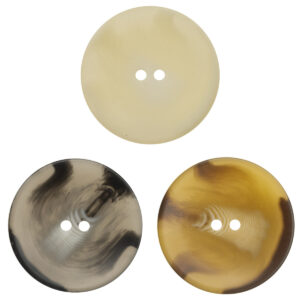 Bowl-Shaped Two-Hole Resin Buttons for Coat Jacket 30PCS - Lots of Buttons