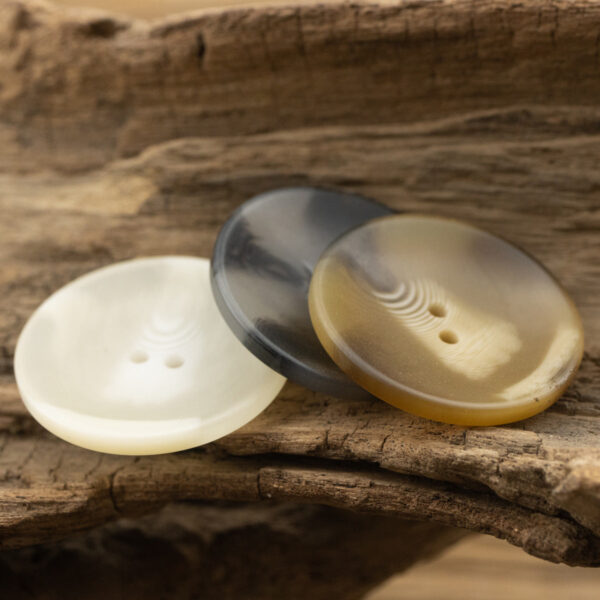 Bowl-Shaped Two-Hole Resin Buttons for Coat Jacket 30PCS - Lots of Buttons