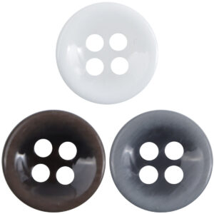 Round 4 Hole Gradient Imitation Shell Resin Buttons,90 Pack 