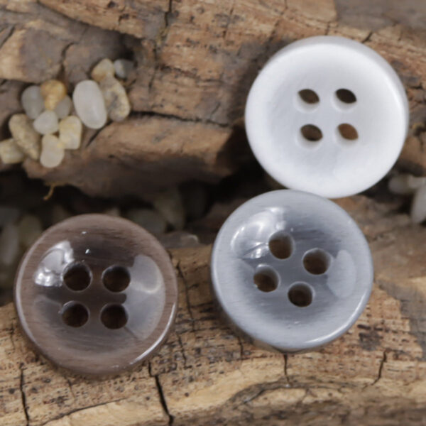 Round 4 Hole Gradient Imitation Shell Resin Buttons,90 Pack