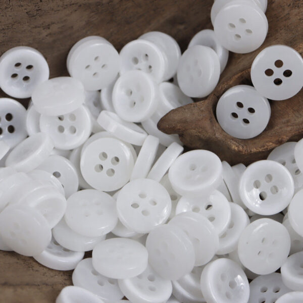 Round 4 Hole Gradient Imitation Shell Resin Buttons,90 Pack