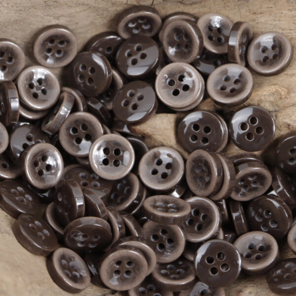 Round 4 Hole Gradient Imitation Shell Resin Buttons,90 Pack