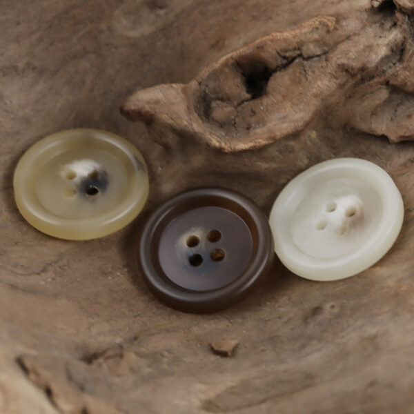 Resin Buttons for Light Khaki Cargo Pants and Casual Trousers 30pcs - Image 2
