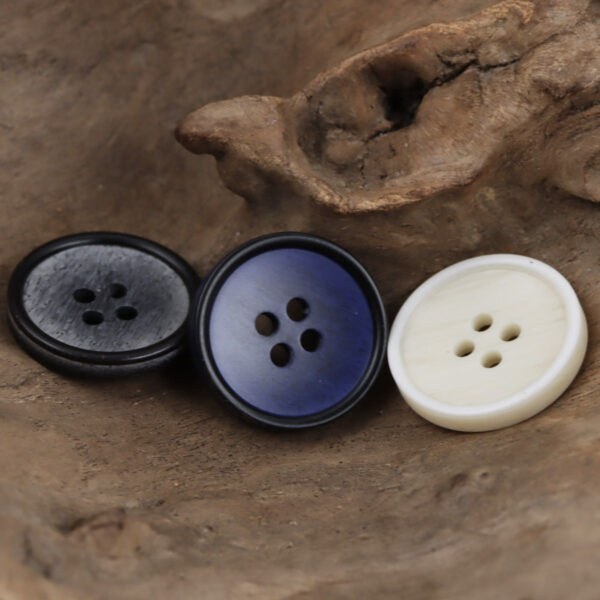 Gradient Blue Resin Buttons for Commuter Suit Workwear 30pcs - Image 3