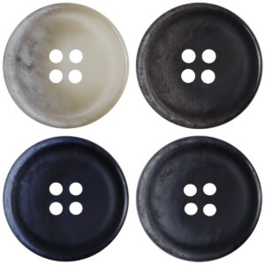 Vintage Gradient Double-Sided Resin Coat Buttons,20pcs 