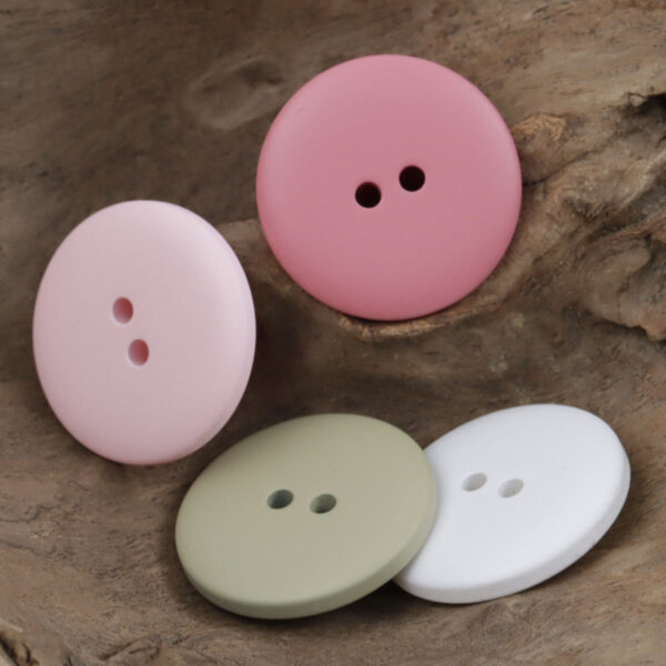 30mm Matte Fish-Eye Resin Buttons for Leather Jackets,Coats 20pcs - Image 3