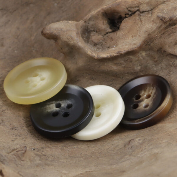 Round 4-Hole Resin Buttons for Camel Colored Coats Windbreakers 30pcs - Image 3