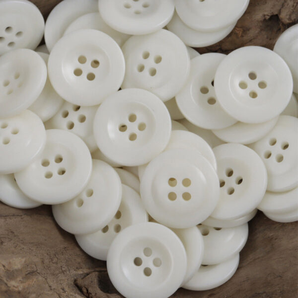 Navy Blue Cap-Shaped Resin Buttons for Formal Suits 40 Pack - Image 3