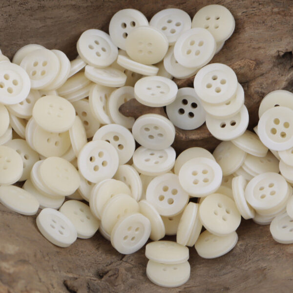 11.5mm Arc Pattern 4 Hole Resin Buttons for DIY Jewelry 90 Pack - Image 3