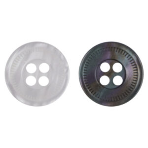 Gear 11.5mm Round 4-Hole Resin Decorative Buttons 50pcs - Lots of Buttons