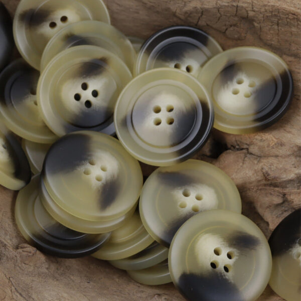 Dark Green Resin Buttons for Khaki Casual Pants -30pcs - Image 4