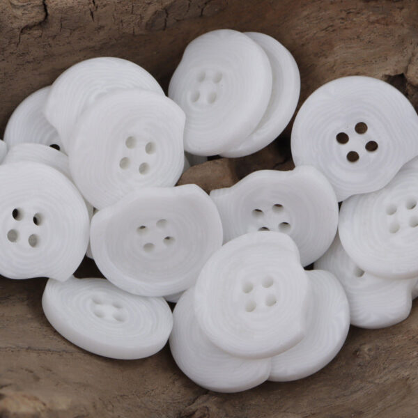 Resin Buttons with Missing Corners and Letters Faith & Hope 30pcs - Image 3