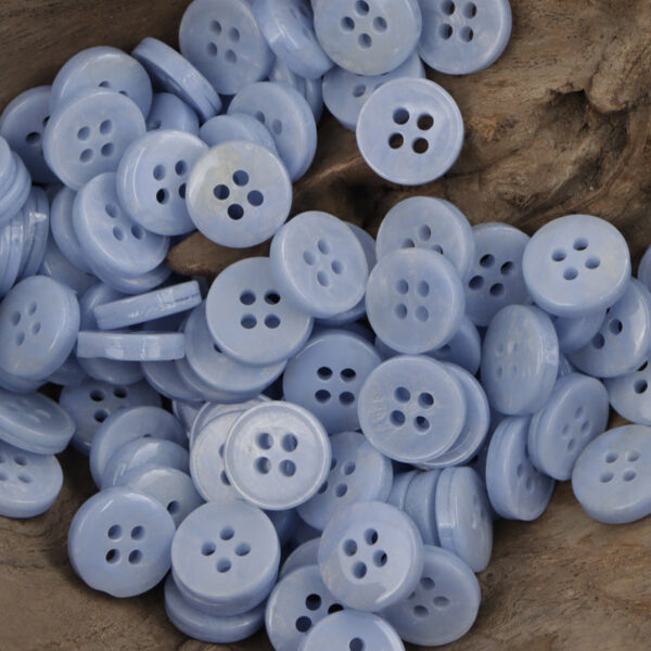 11.5mm Gold-Plated Resin Buttons 4-Hole Fasteners 100 Pack - Lots of Buttons