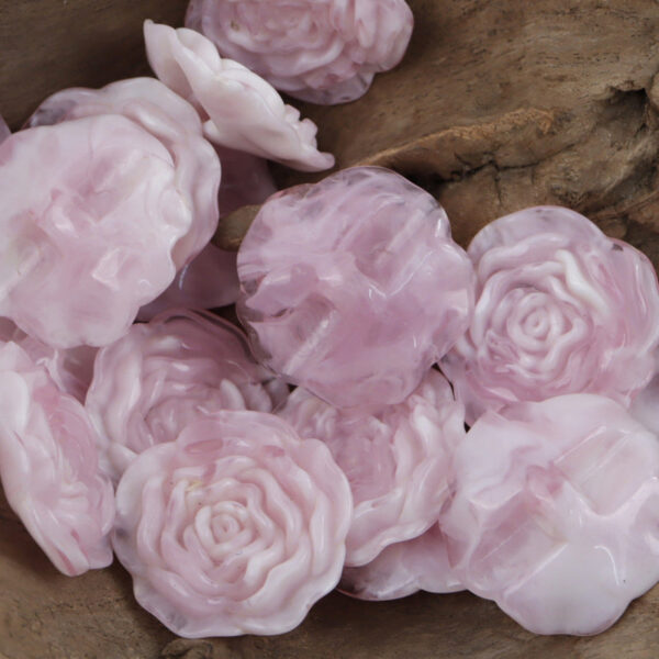 Peony-Shaped Acrylic Decorative Buttons for DIY Handmade 49 Pack - Image 6