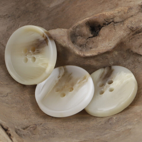 Round 4 Hole Light Khaki Resin Buttons,30pcs - Lots of Buttons