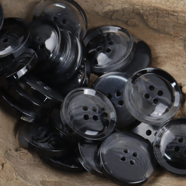 Ink Blue 4-Hole Resin Buttons for Casual Cargo Pants 30pcs - Image 4