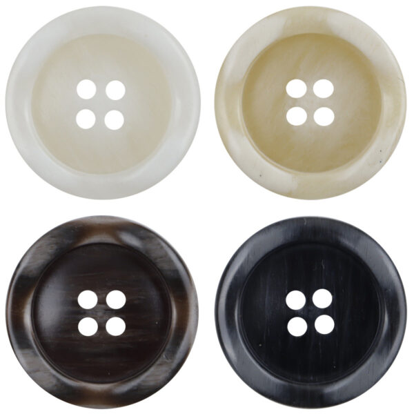 Irregular Lace Wood Grain Resin Buttons for Windbreakers Coats 30pcs