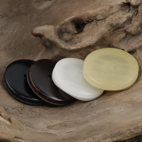 Irregular Lace Wood Grain Resin Buttons for Windbreakers Coats 30pcs - Image 2